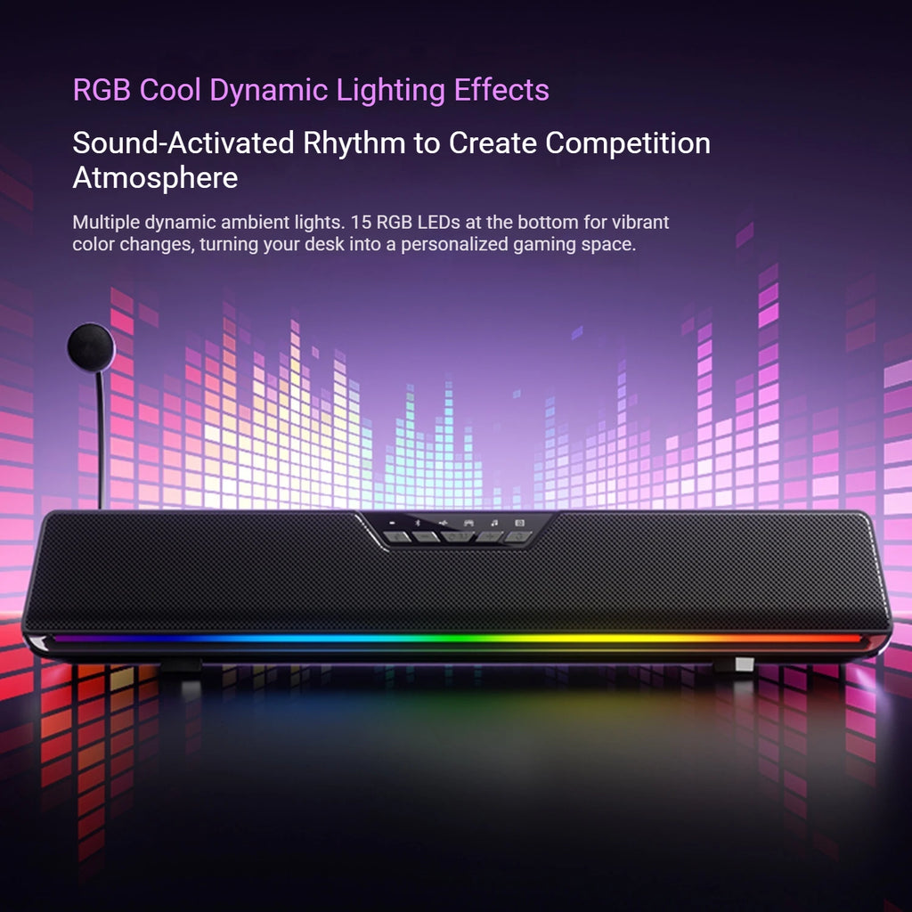 AULA GS6 Pro 7.1 Surround Gaming Soundbar - PlusGamer