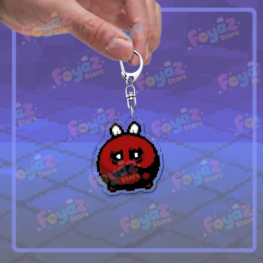Isaac Pixel Art Keychain - PlusGamer