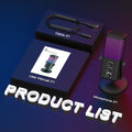 Professional RGB Dynamic Broadcast Mic - PlusGamer