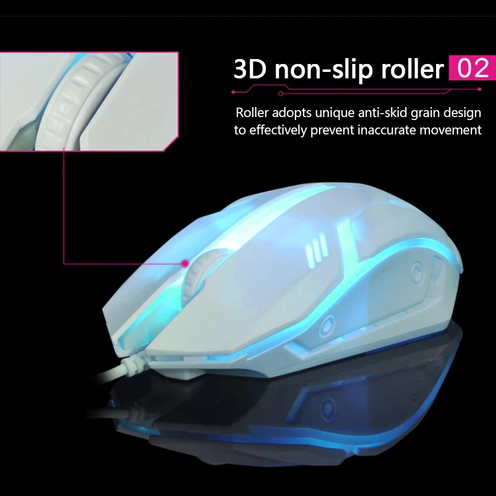 Limei S1 Mute Wired Gaming Mouse - PlusGamer