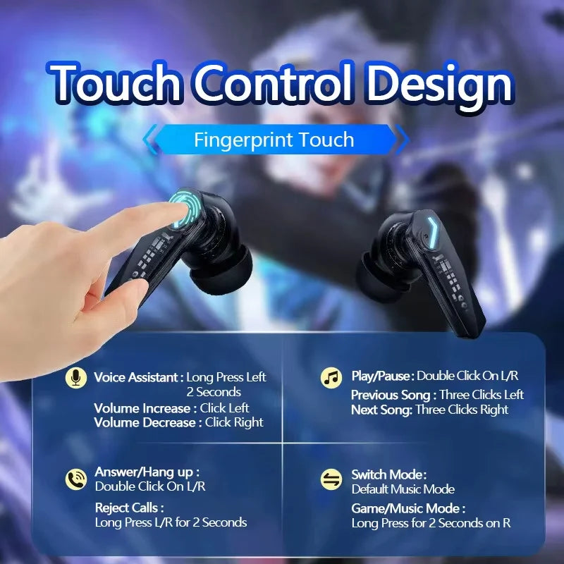 Lenovo GM2 Pro Bluetooth 5.3 Earbuds - PlusGamer