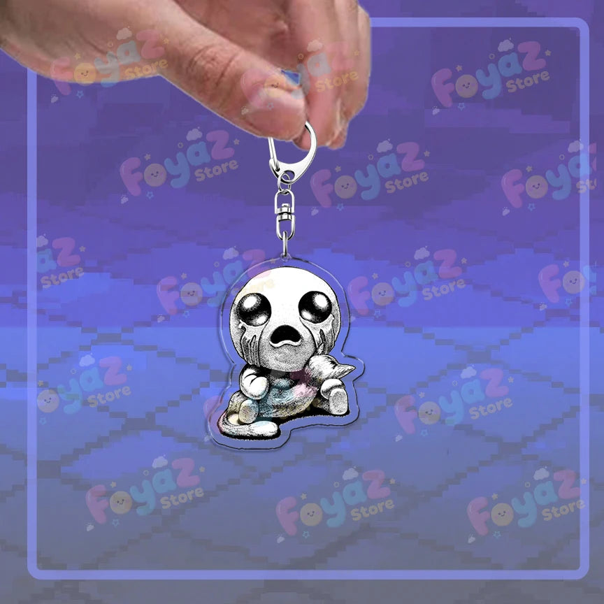 Isaac Pixel Art Keychain - PlusGamer