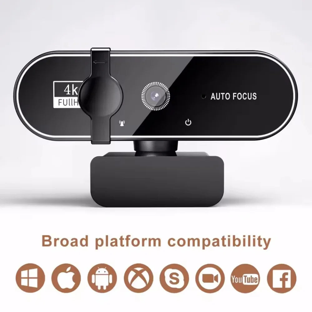 4K Autofocus Streaming Webcam - PlusGamer