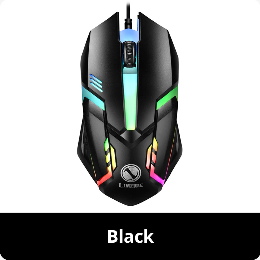 Limei S1 Mute Wired Gaming Mouse - PlusGamer