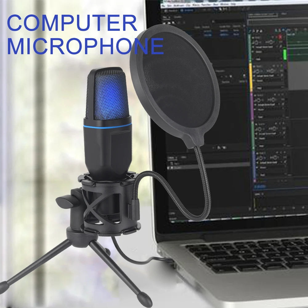 RGB USB Condenser Mic - PlusGamer