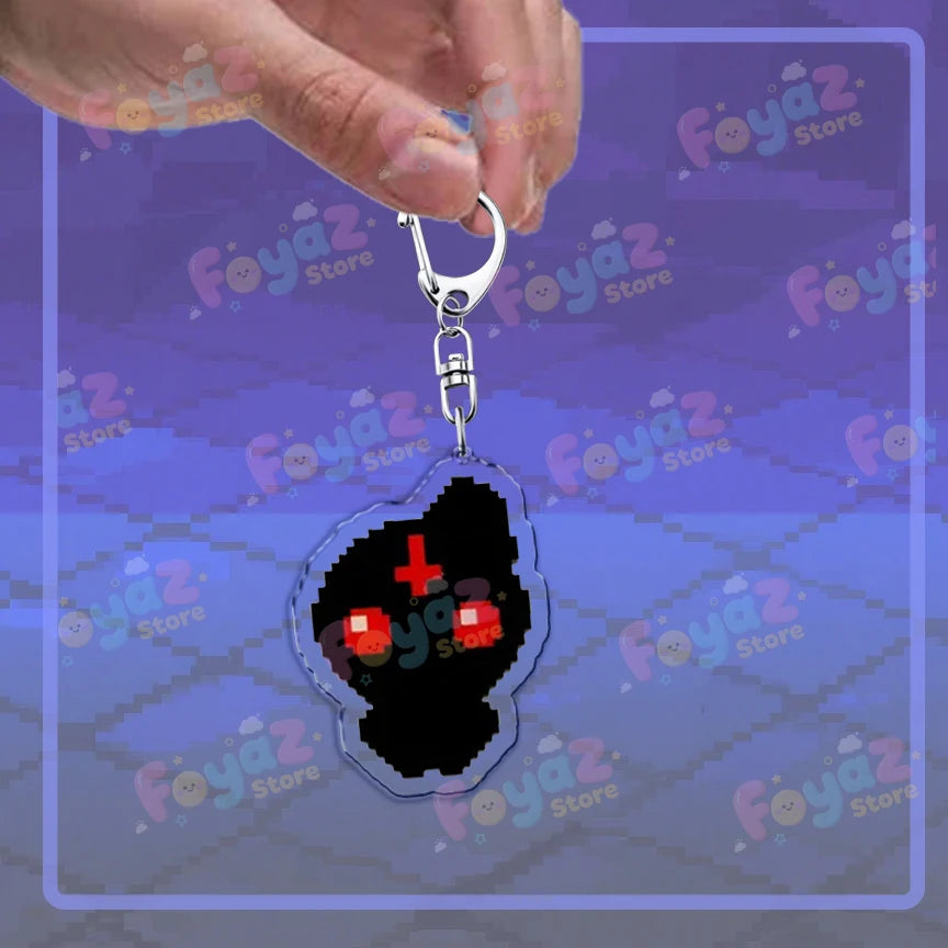 Isaac Pixel Art Keychain - PlusGamer