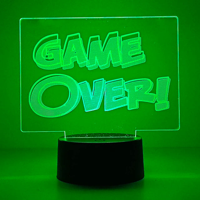 3D LED Gaming Nightlight & Headphone Lamp - PlusGamer