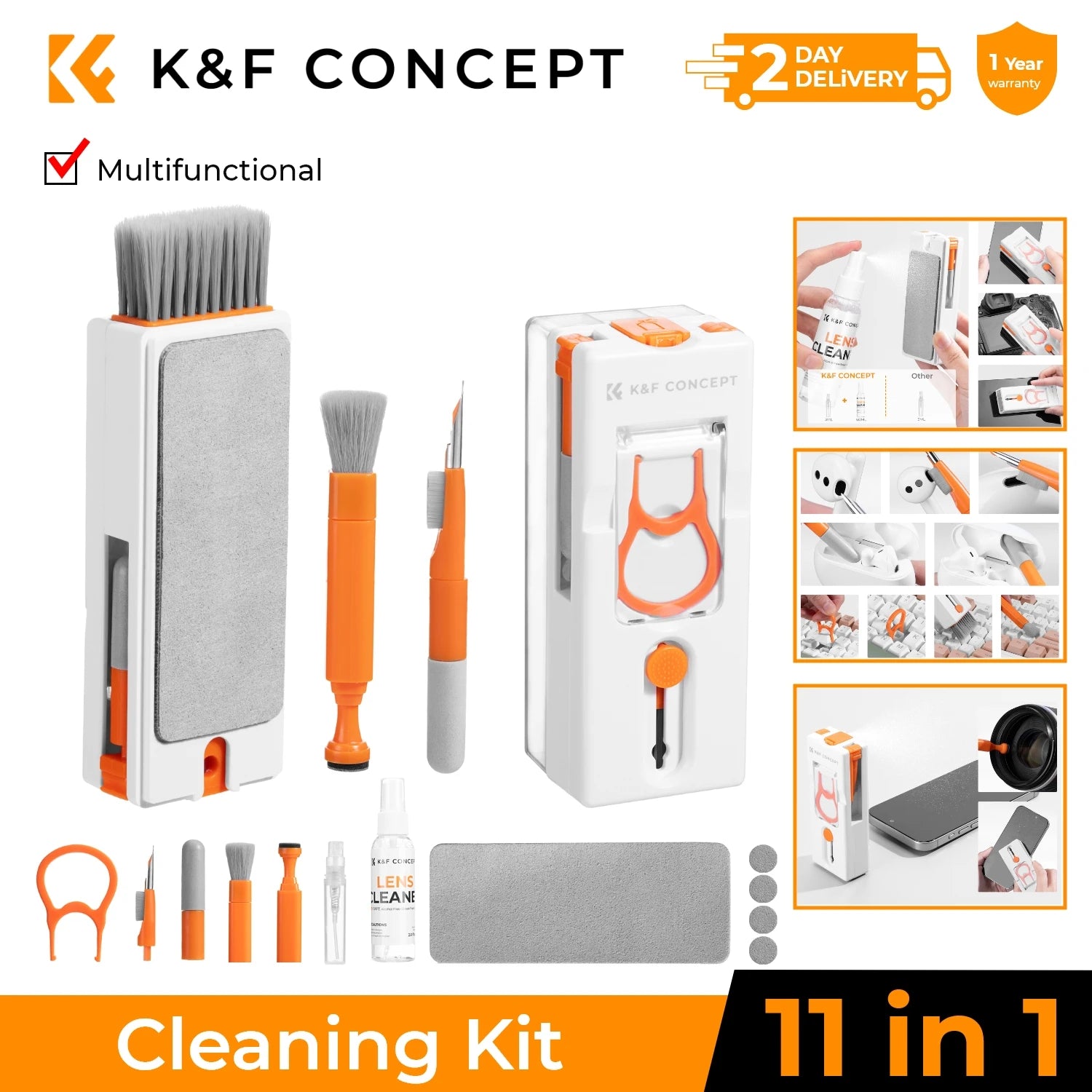 11-in-1 Multifunction Keyboard & Camera Cleaning Kit - PlusGamer