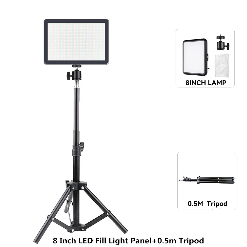 Professional LED Video Light Panel Kit with Stand - PlusGamer