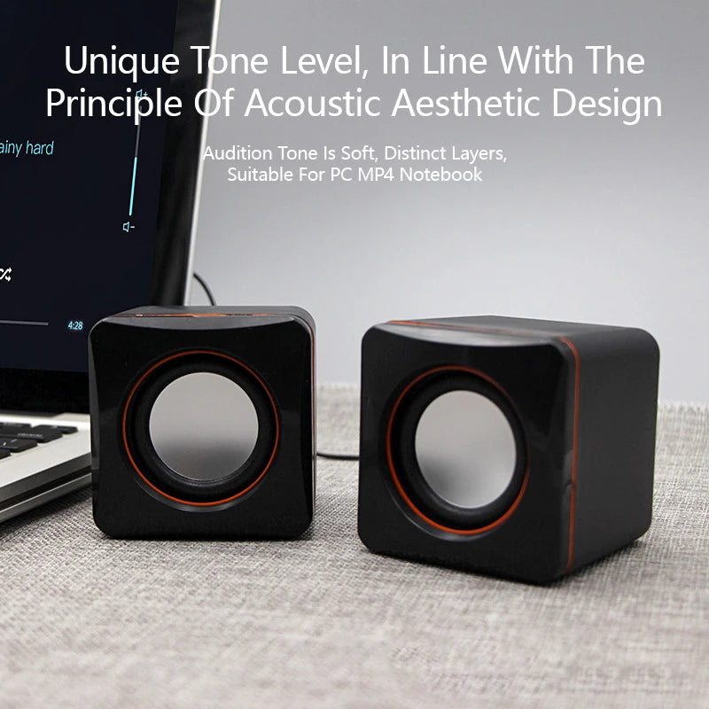 Mini USB-Powered Dual Gaming Speakers - PlusGamer