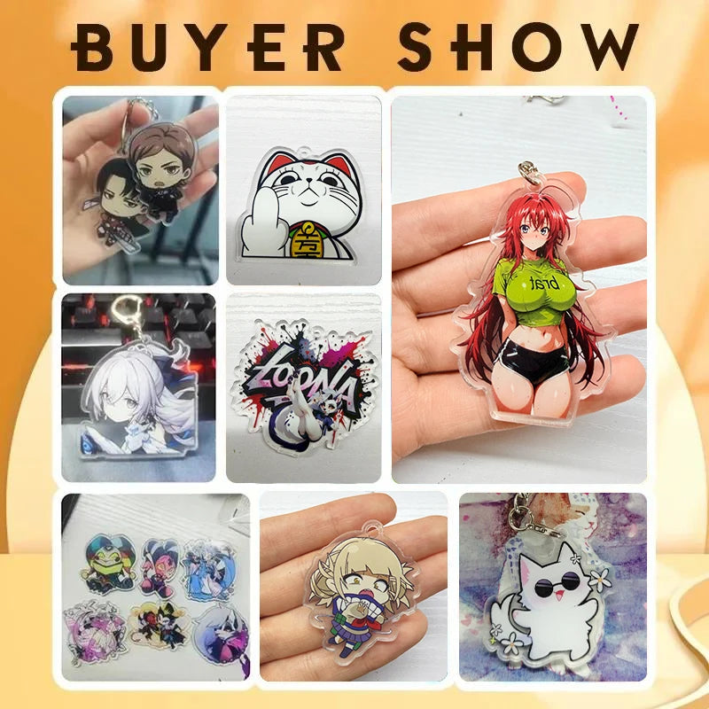 Adult Anime Uraraka Keychain - PlusGamer