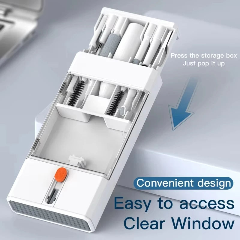 22-in-1 Multifunctional Electronic Cleaning Kit with Pop-Up Storage Box - PlusGamer