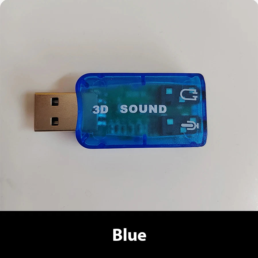 5.1 Channel USB External Sound Card Audio Interface - PlusGamer