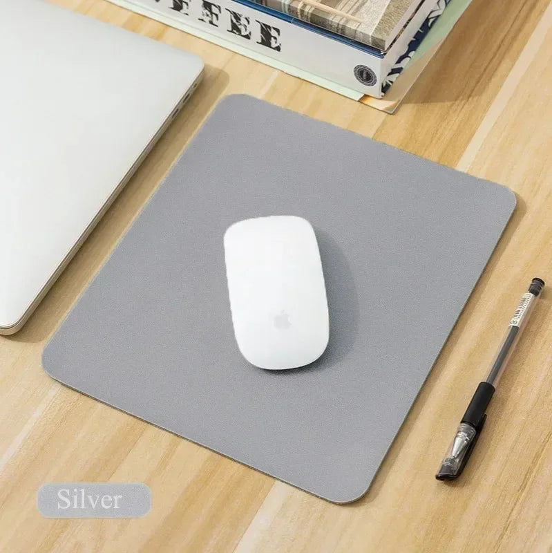 Small Non-Slip PU Leather Mouse Pad - PlusGamer