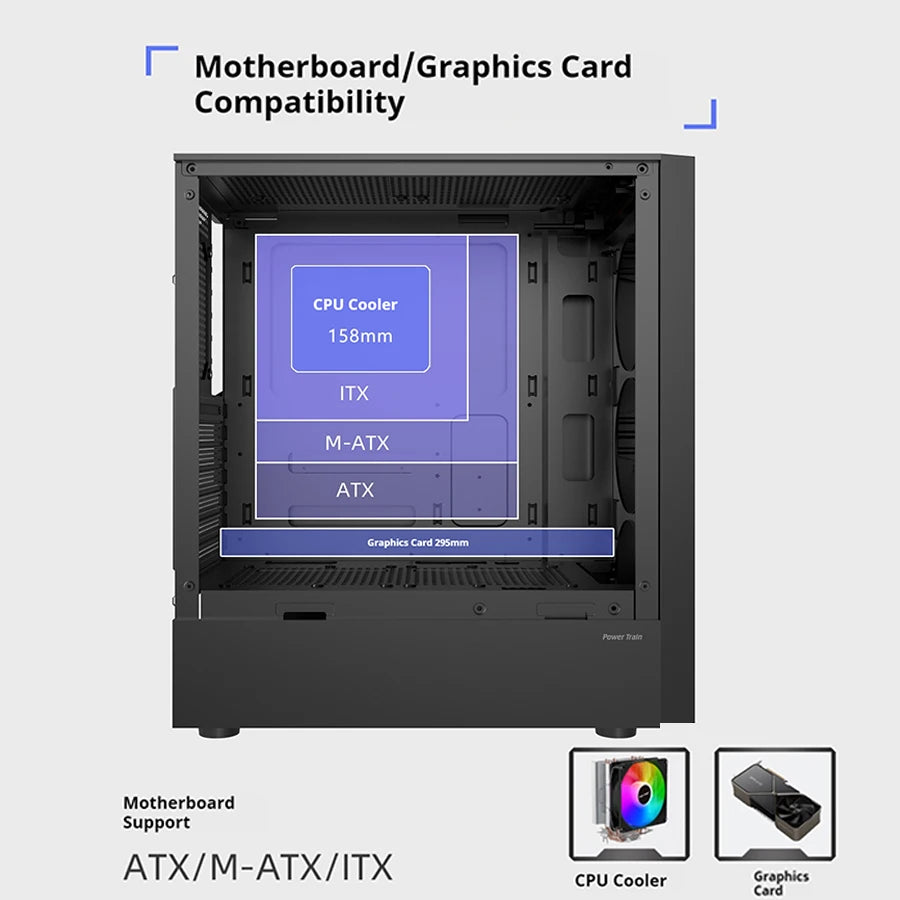 Armor ATX Mid-Tower Case - PlusGamer