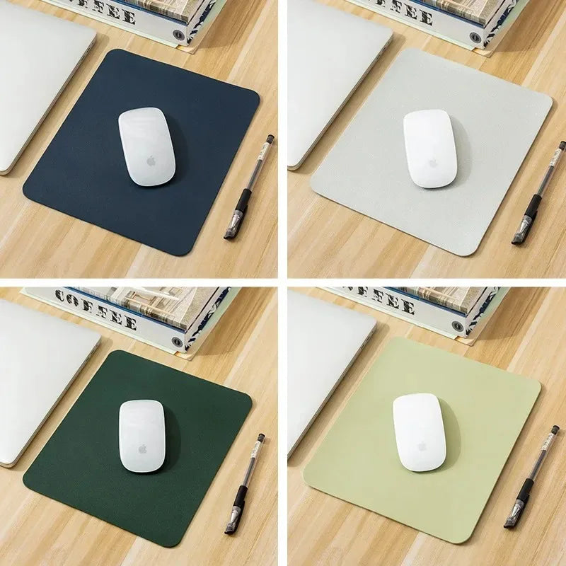 Small Non-Slip PU Leather Mouse Pad - PlusGamer