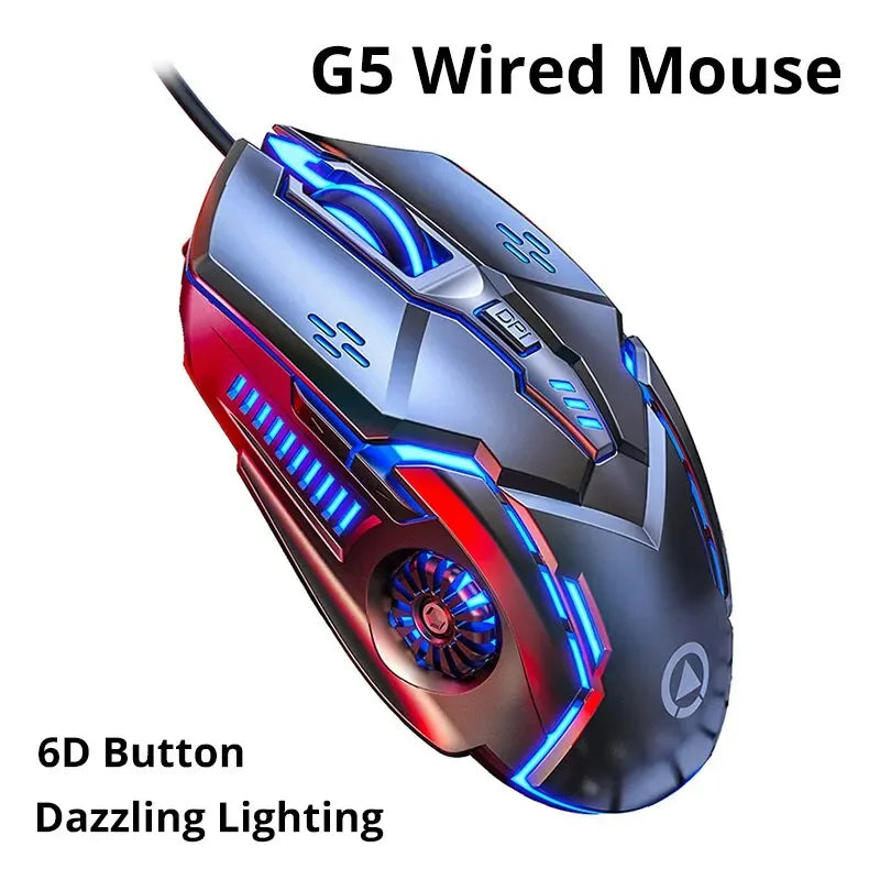 G5 Luminous Wired Gaming Mouse - PlusGamer