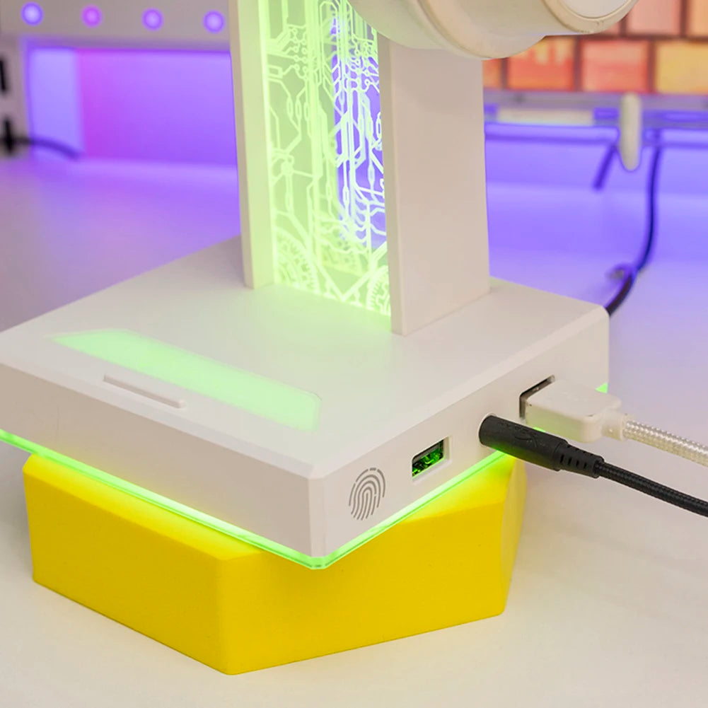 RGB Headphone Holder with Lighting Modes - PlusGamer