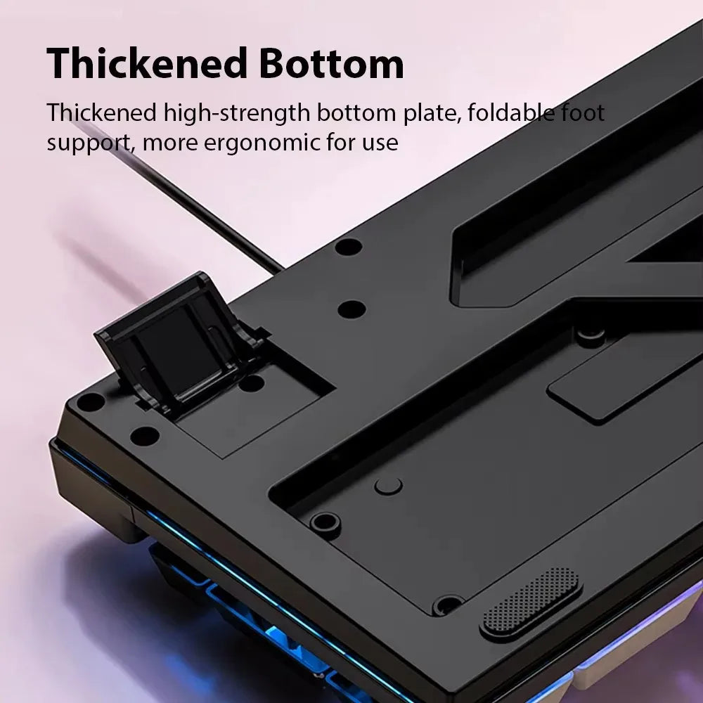 104-Key Wired Mechanical Gaming Keyboard - PlusGamer