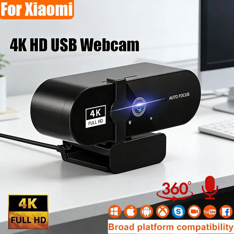 4K Autofocus Streaming Webcam - PlusGamer