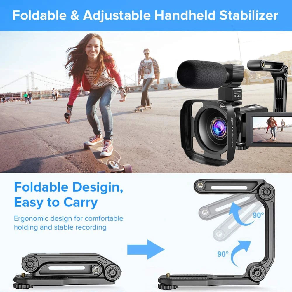 2.7K Vlogging Camcorder Kit (36MP) - PlusGamer