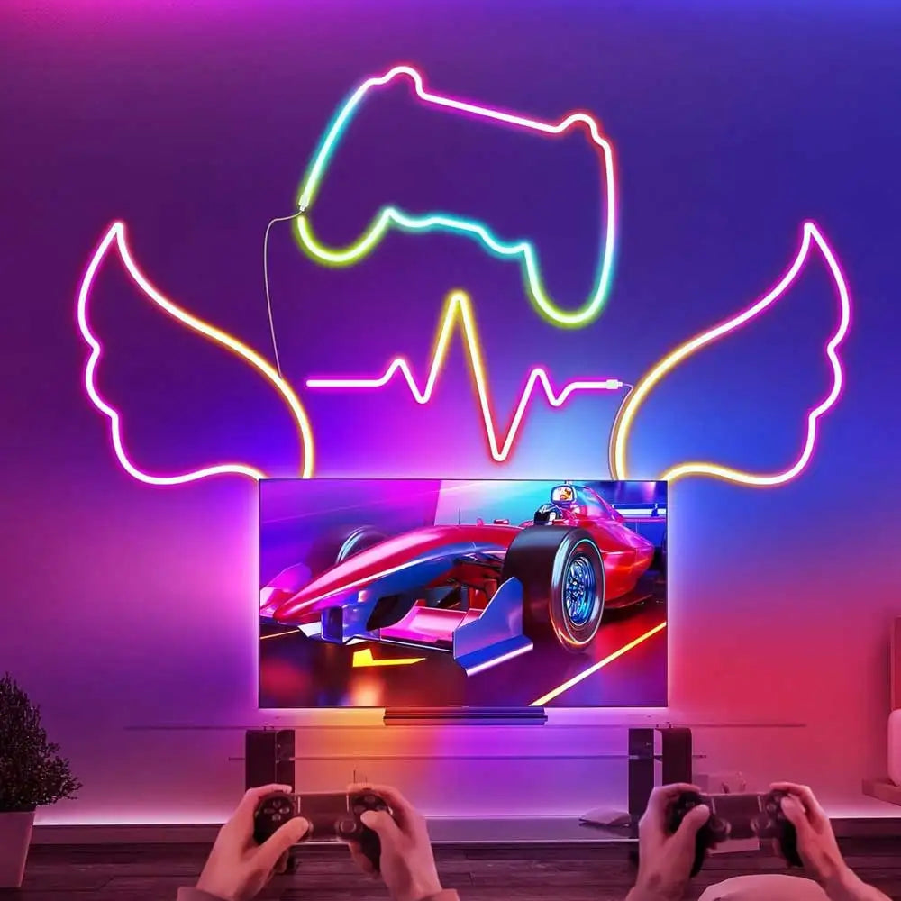 TUYA RGBIC Dreamcolor Music Sync Neon Rope Light - PlusGamer