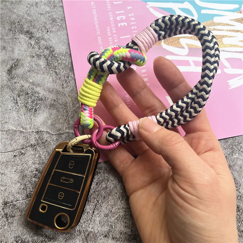 Luxury Contrast Color Keychain - PlusGamer