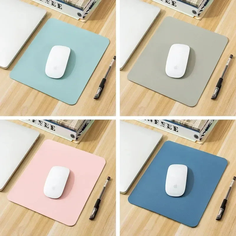 Small Non-Slip PU Leather Mouse Pad - PlusGamer