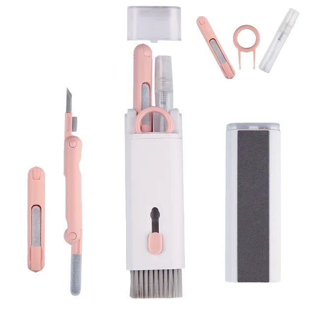 7-in-1 Keyboard Cleaner Brush & Earphone Cleaning Pen Kit - PlusGamer