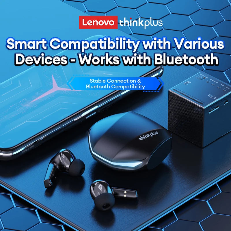 Lenovo GM2 Pro Dual Mode TWS Earbuds - PlusGamer