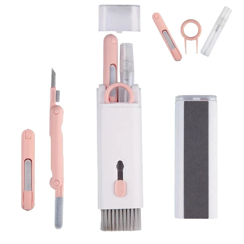 7-in-1 Keyboard Cleaner Brush & Earphone Cleaning Pen Kit - PlusGamer