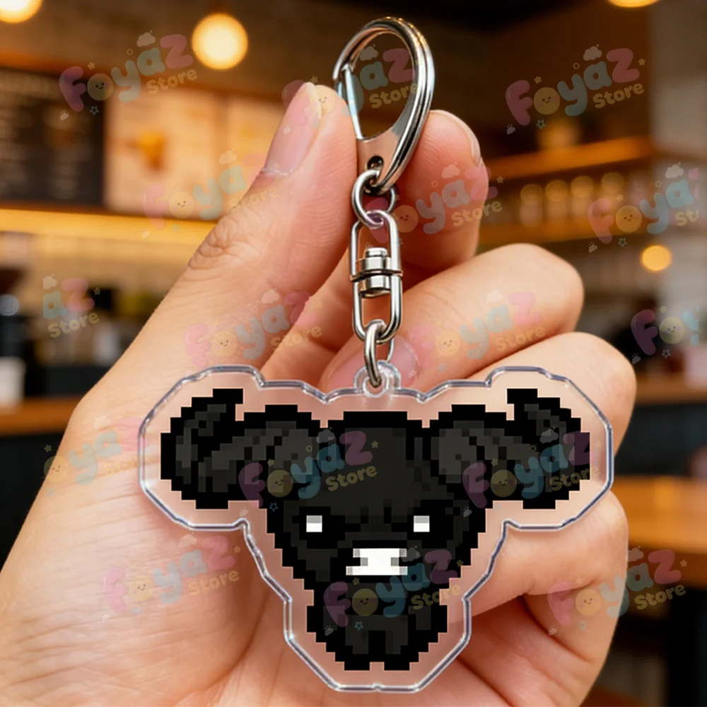 Isaac Pixel Art Keychain - PlusGamer