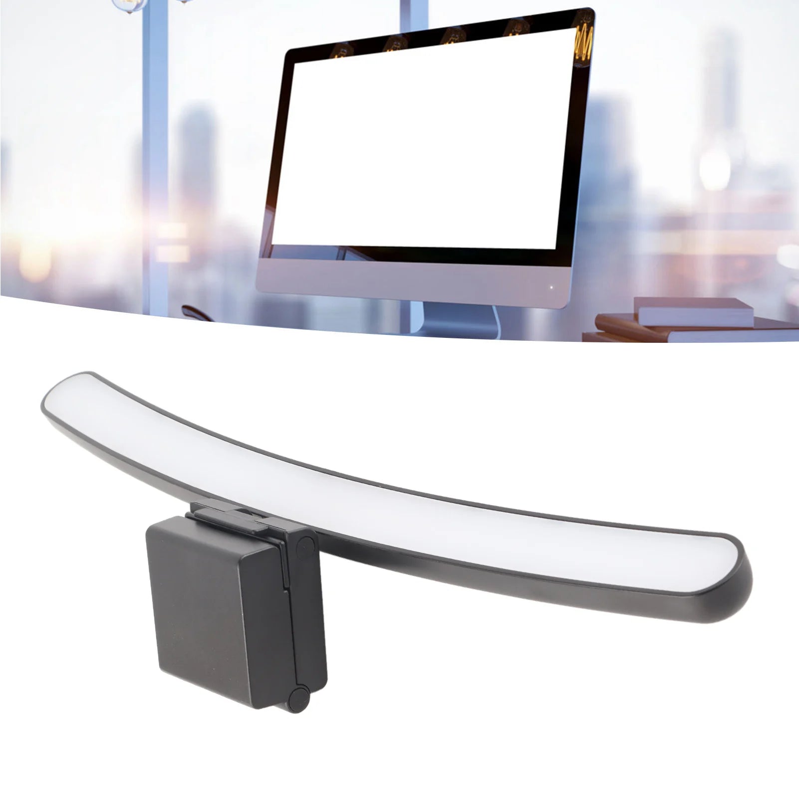 7-Color RGB Monitor Light Bar for Curved Screens - PlusGamer