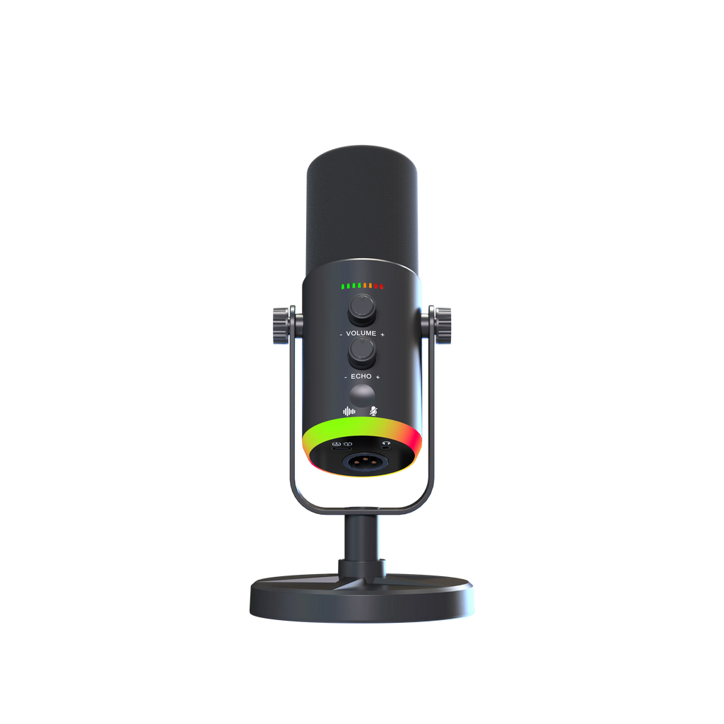 Podcast RGB USB Mic with Noise Reduction - PlusGamer