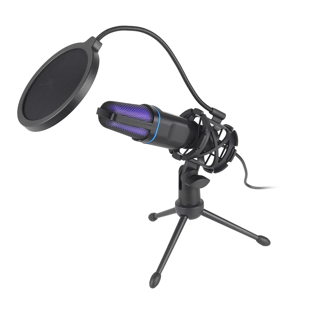RGB USB Condenser Mic - PlusGamer
