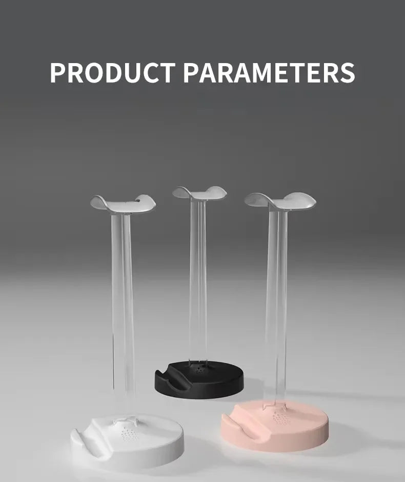 RGB Gaming Headset Stand with USB Port - PlusGamer