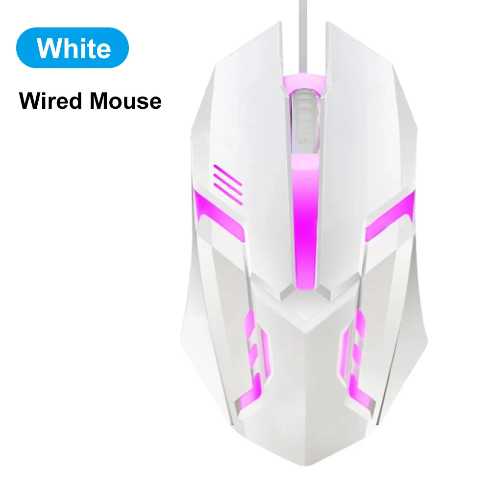 Dual-Mode RGB Silent Wireless Mouse - PlusGamer