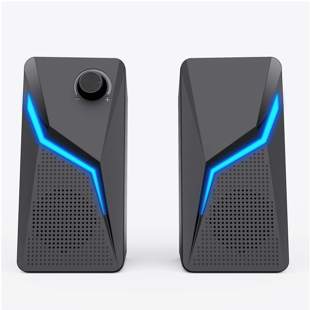 RGB HiFi 2.0 Gaming Speakers with Strong Bass - PlusGamer