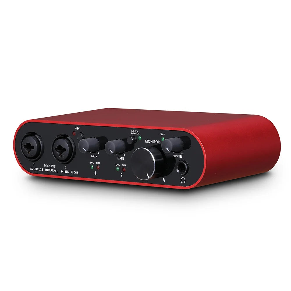 BOMGE BMG-22S 32-bit/192kHz Professional Audio Interface - PlusGamer