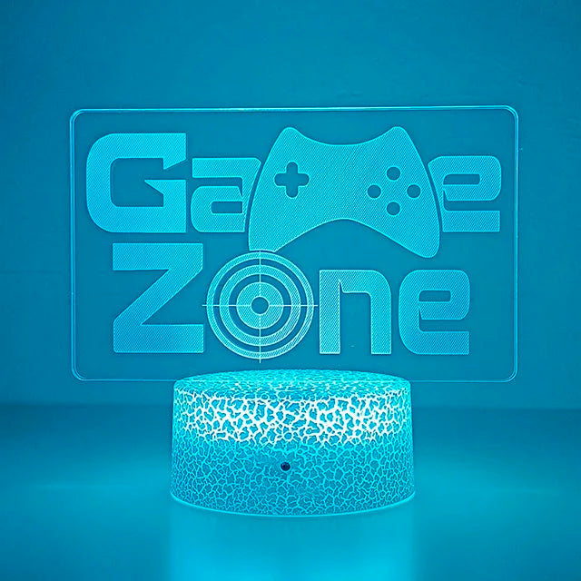 3D LED Gaming Nightlight & Headphone Lamp - PlusGamer