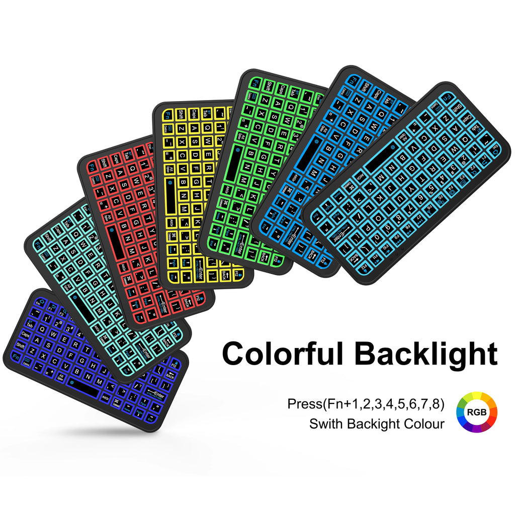 Rechargeable Bluetooth 5.2 Backlit Keyboard & Mouse - PlusGamer