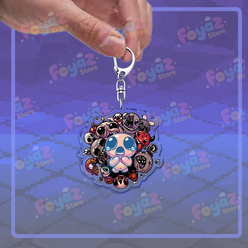 Isaac Pixel Art Keychain - PlusGamer