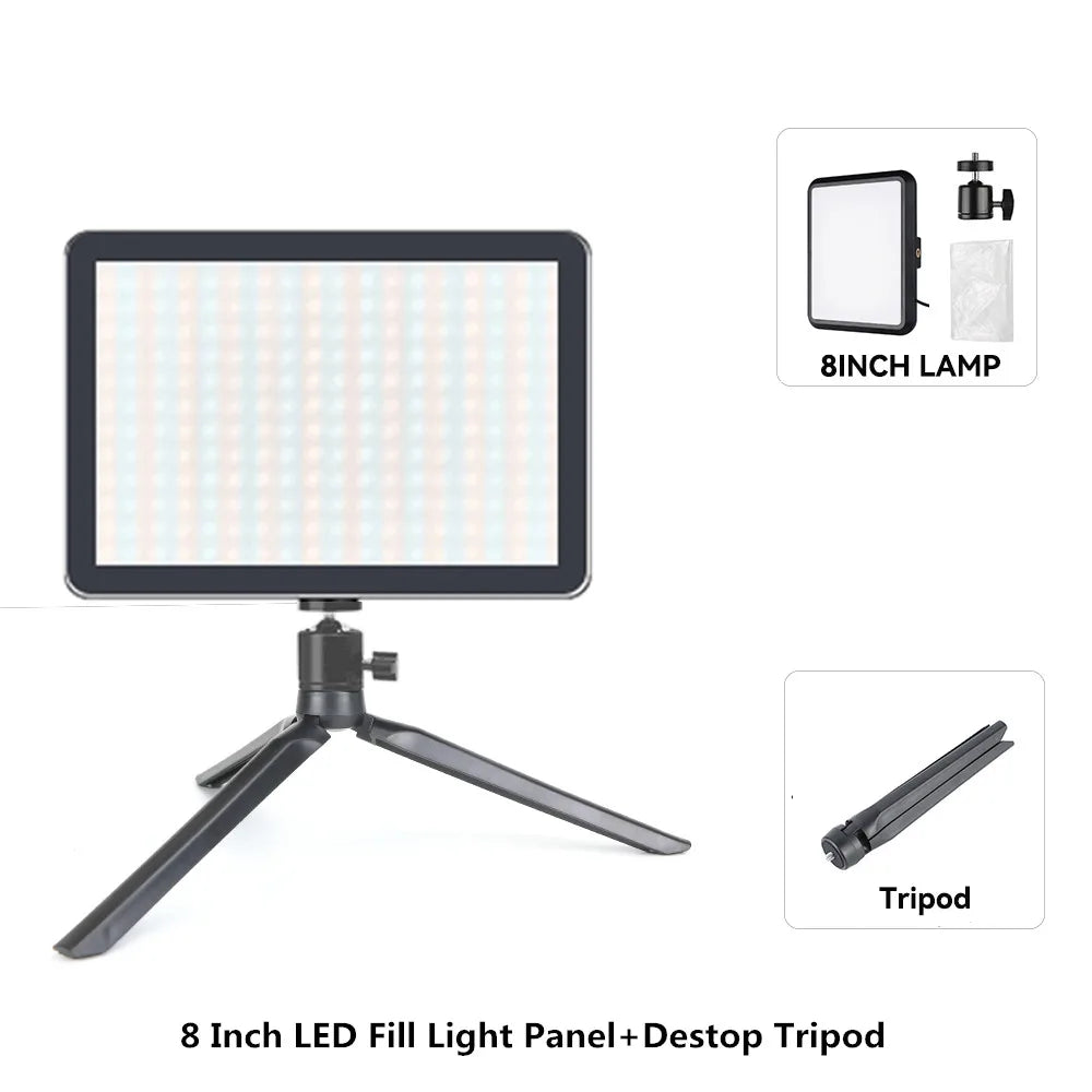 Professional LED Video Light Panel Kit with Stand - PlusGamer