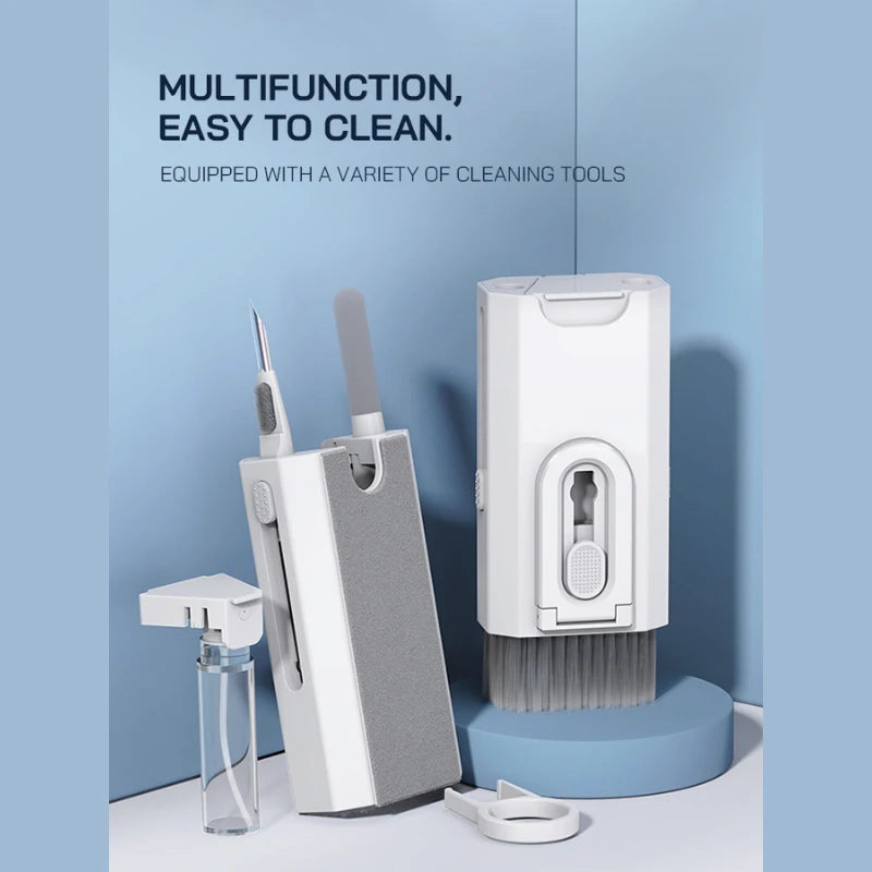 8-in-1 Multi-functional Cleaning Kit with Keycap Puller - PlusGamer