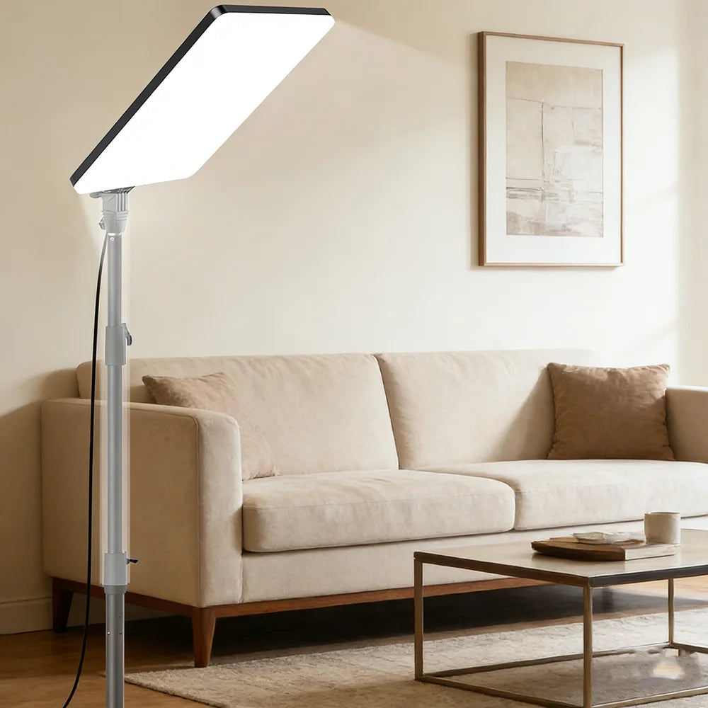 Professional LED Video Light Panel with Tripod and Remote - PlusGamer