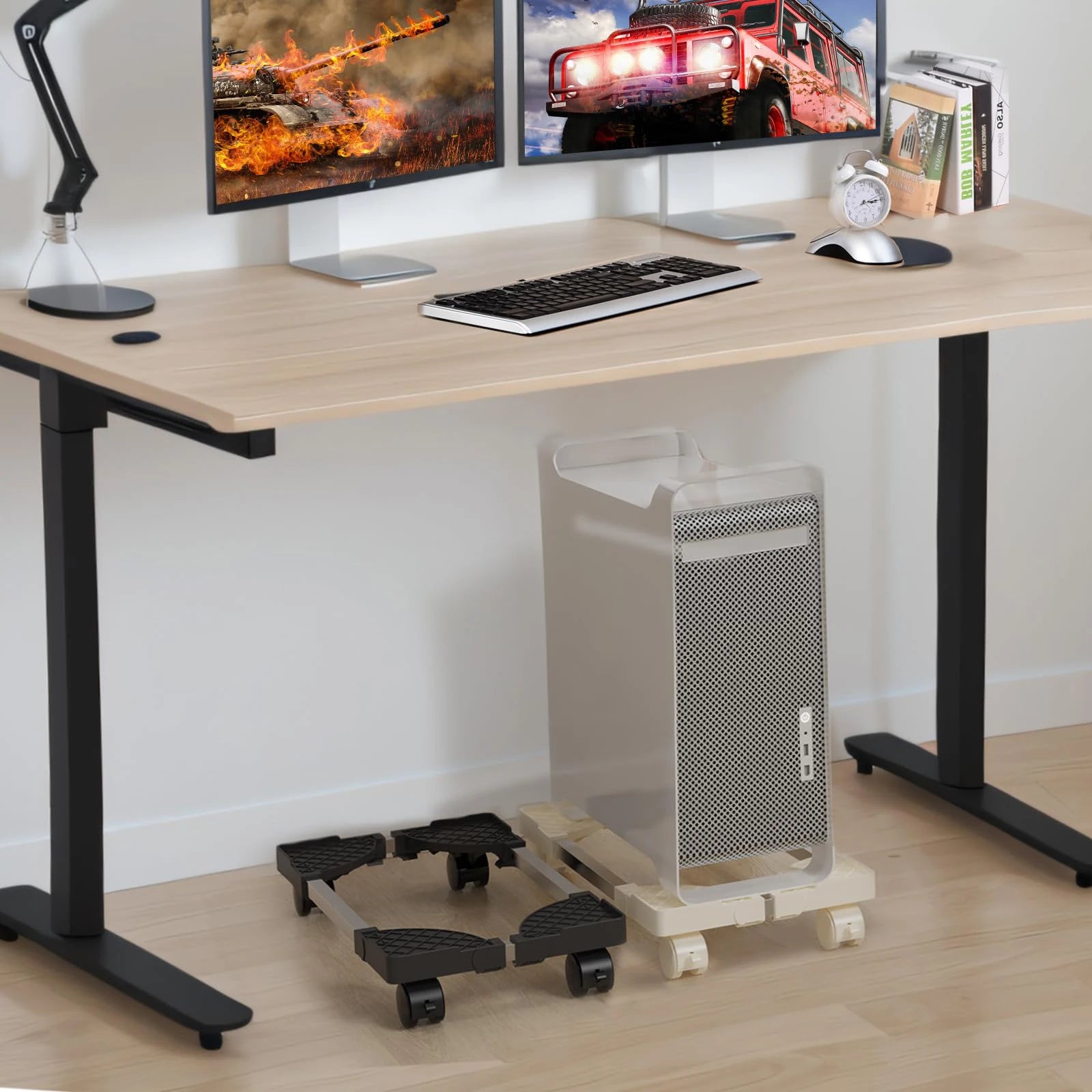 Adjustable PC Desktop Tower Stand - PlusGamer
