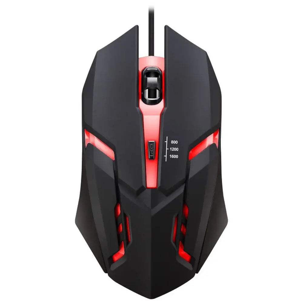 4-Button USB Wired RGB Gaming Mouse - PlusGamer