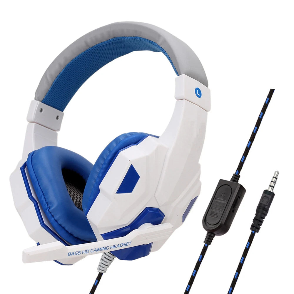 LED Wired Gaming Headset with Bass - PlusGamer