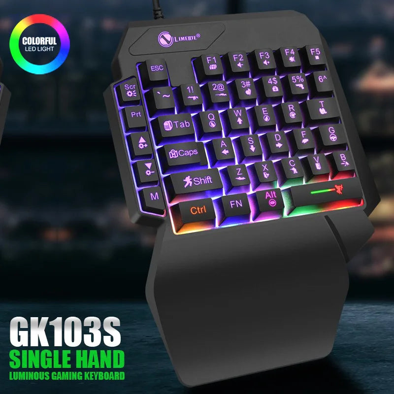 35-Key Mini Backlit Gaming Keyboard - PlusGamer