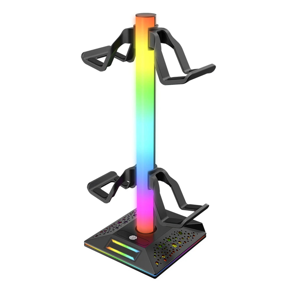 RGB Headphone Holder with Lighting Modes - PlusGamer